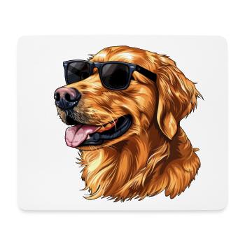 Golden Retriever, Dog, Sunglasses, Summer - Mouse Pad (horizontal) - white - Front