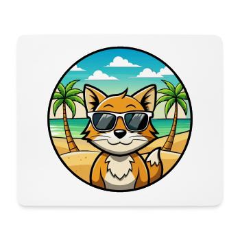Lunettes de soleil Foldex Cat Breed Cartoon Beach - Tapis de souris (format paysage) - blanc - Devant