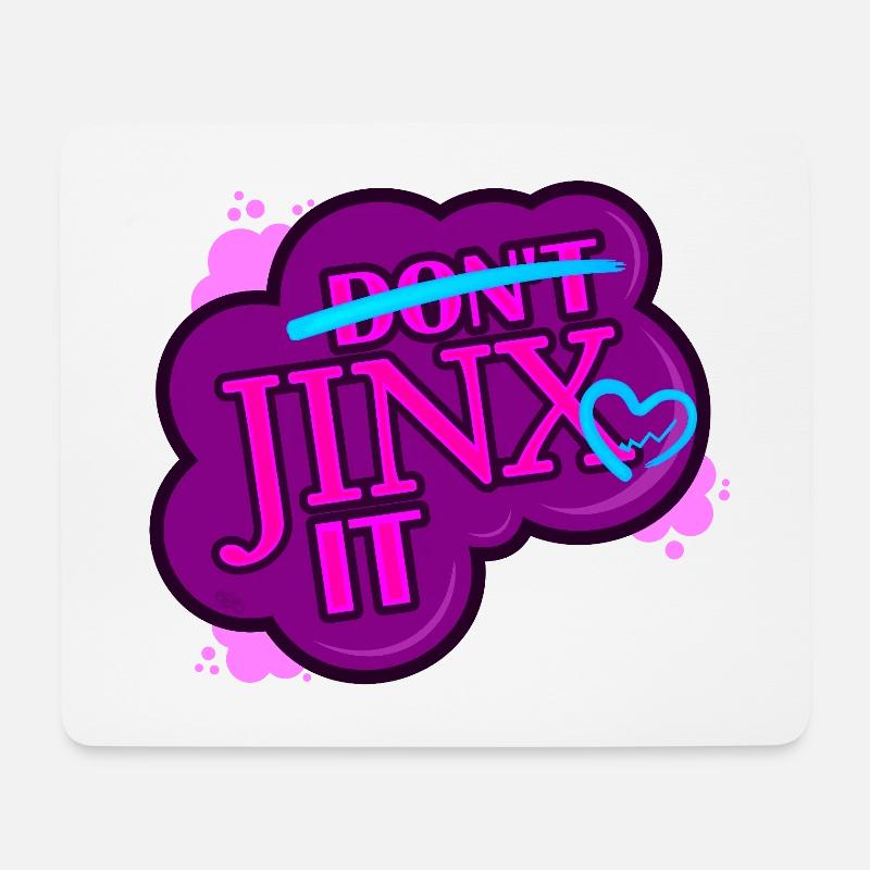 jinx it - Mousepad (Querformat) - Weiß