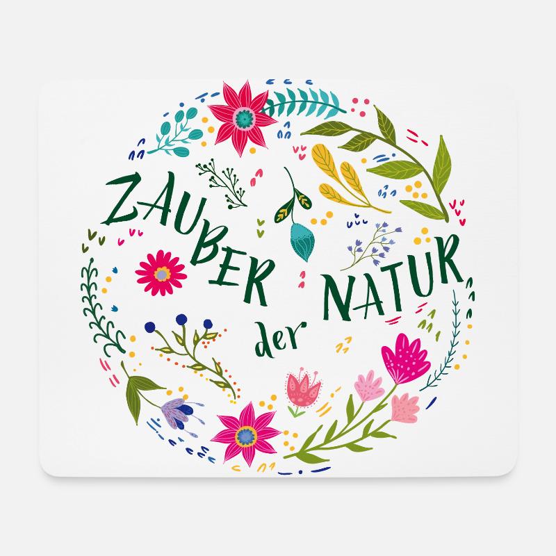 The magic of nature - Mouse Pad (horizontal) - white