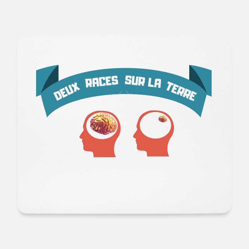 Antirassismus 1 - Mousepad (Querformat) - Weiß