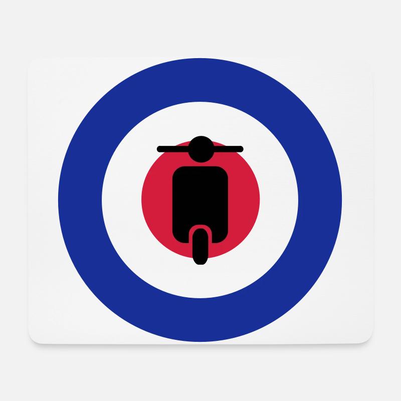 scooter mods target - Mouse Pad (horizontal) - white