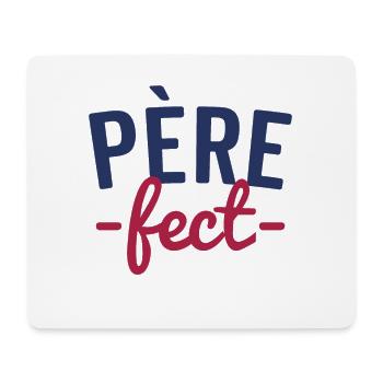 Père-fect t-shirt cadeau pour papa cadeau père - Tapis de souris (format paysage) - blanc - Devant
