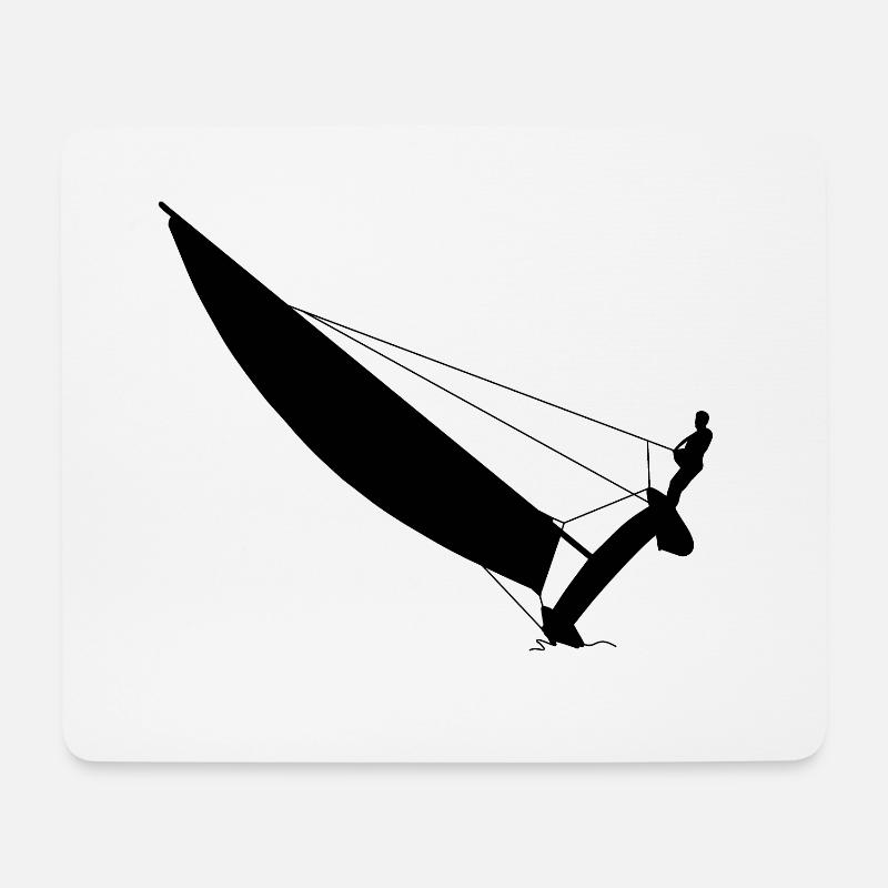 Katamaran - Mousepad (Querformat) - Weiß
