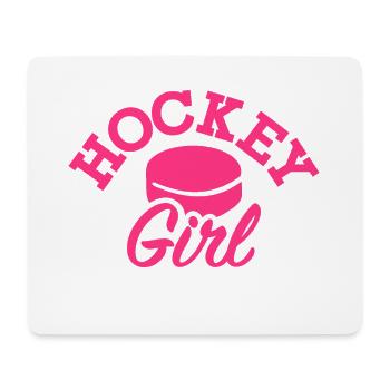 Field Hockey, Hockey Girl - Mouse Pad (horizontal) - white - Front