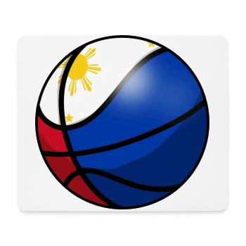Philippines Filipino Flag Basketball I Cadeau - Tapis de souris (format paysage) - blanc - Devant