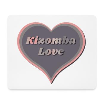 Kizomba Love Heart - Mouse Pad (horizontal) - white - Front