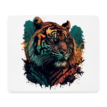 Be A Tiger - Mouse Pad (horizontal) - white - Front