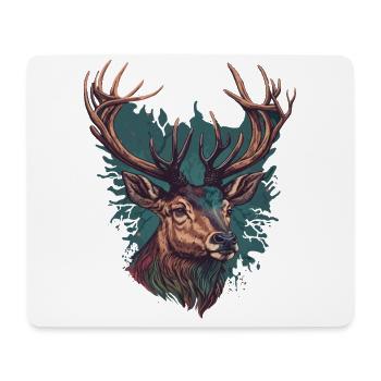 Karibu - Mousepad (Querformat) - Weiß - Vorne