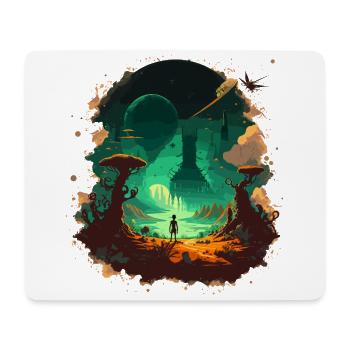 Un autre monde - Tapis de souris (format paysage) - blanc - Devant