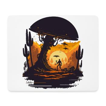 Hors de ce monde - Tapis de souris (format paysage) - blanc - Devant