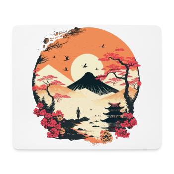 Japanisch - Mousepad (Querformat) - Weiß - Vorne