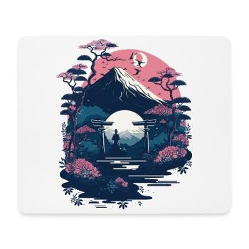 Œuvre d’Aisan - Tapis de souris (format paysage) - blanc - Devant