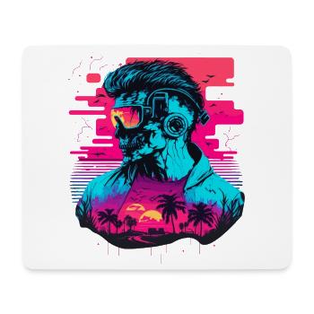 Funk der Zukunft - Mousepad (Querformat) - Weiß - Vorne