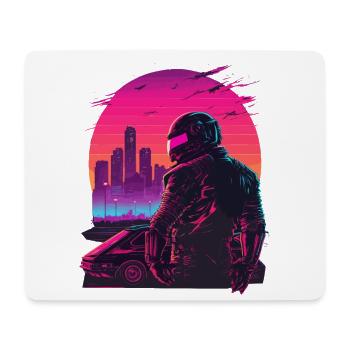 Retro Racing - Mouse Pad (horizontal) - white - Front