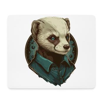 Ferrent en chemise - Tapis de souris (format paysage) - blanc - Devant