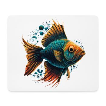 Deep Sea Creature - Mouse Pad (horizontal) - white - Front