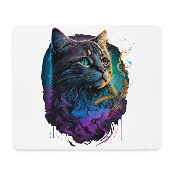Festival Chat - Tapis de souris (format paysage) - blanc - Devant