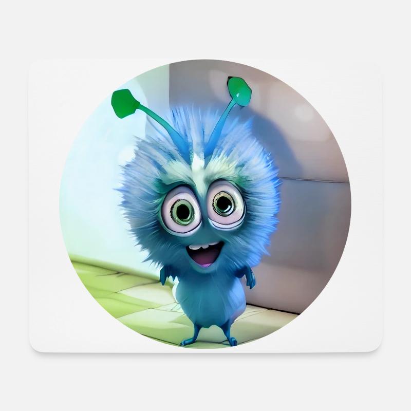 Mumzel Blueberry - Mouse Pad (horizontal) - white