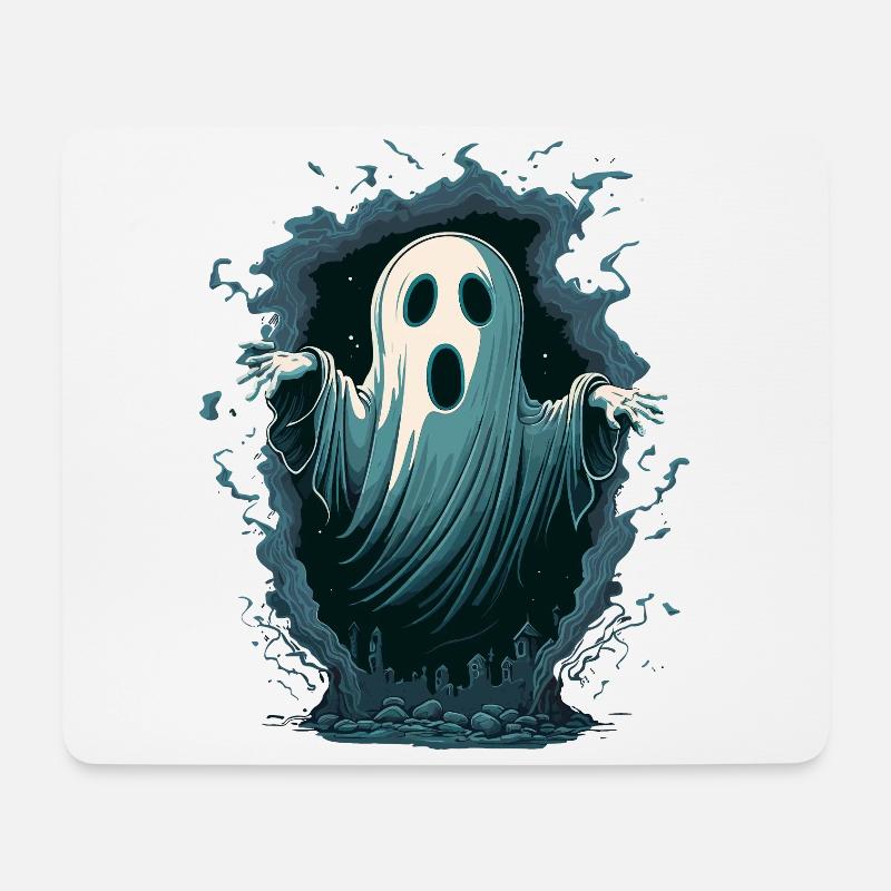 Ghost Portal - Mouse Pad (horizontal) - white