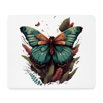 Garden Guardian Butterfly - Mouse Pad (horizontal) - white - Front