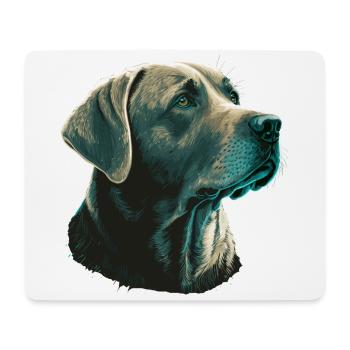 Bright Labrador Retriever - Mousepad (Querformat) - Weiß - Vorne
