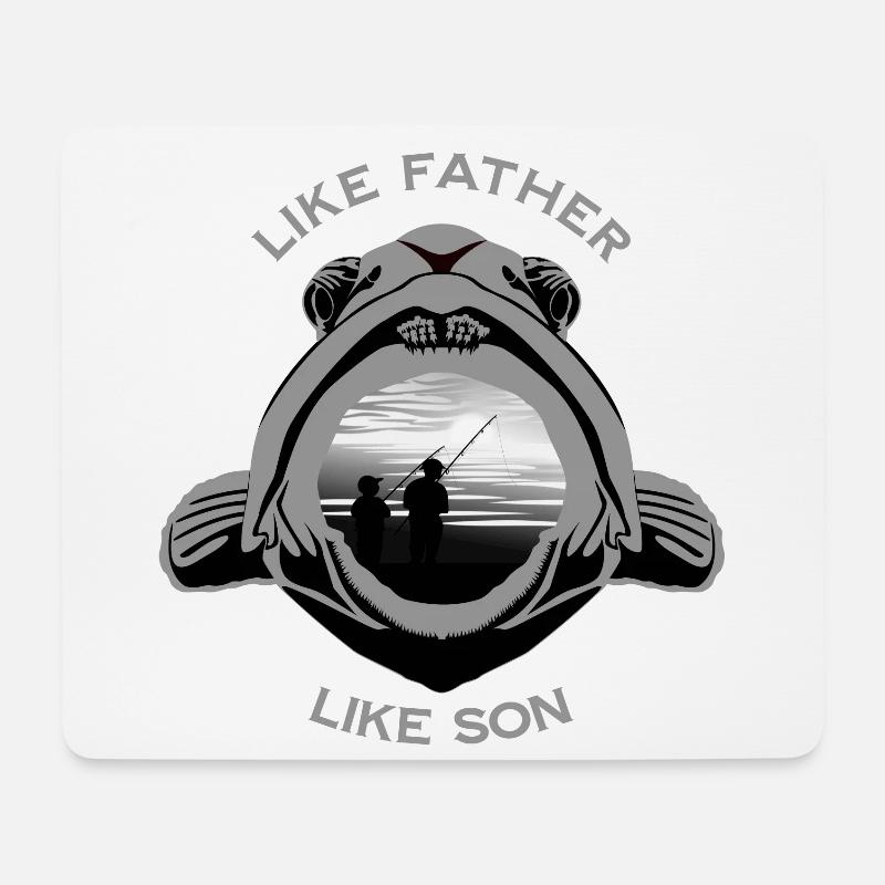 LIKE FATHER LIKE SON - Mousepad (Querformat) - Weiß