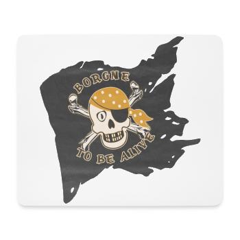 BORGNE TO BE ALIVE - Tapis de souris (format paysage) - blanc - Devant