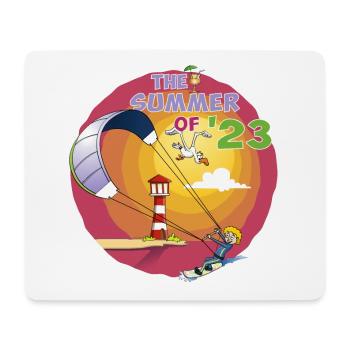 The colorful summer of 2023 - Mouse Pad (horizontal) - white - Front
