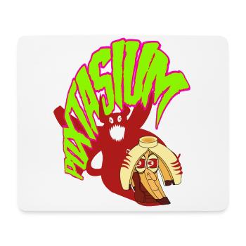 POXTASIUM - Mousepad (Querformat) - Weiß - Vorne