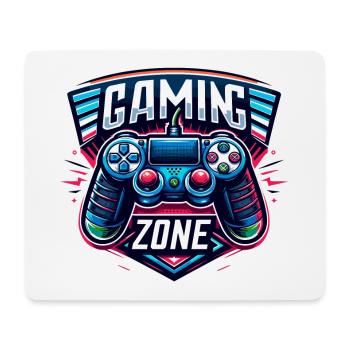 Gaming Zone - Controller Illustration - Mousepad (Querformat) - Weiß - Vorne