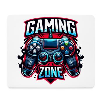 Gaming Zone - Controller Illustration - Mousepad (Querformat) - Weiß - Vorne