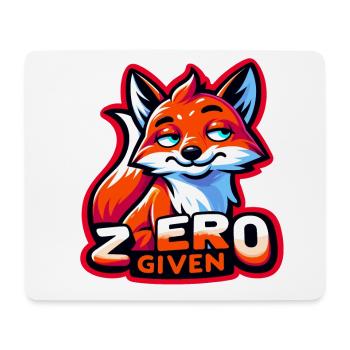 Zero Given - Fuchs Illustration - Mousepad (Querformat) - Weiß - Vorne