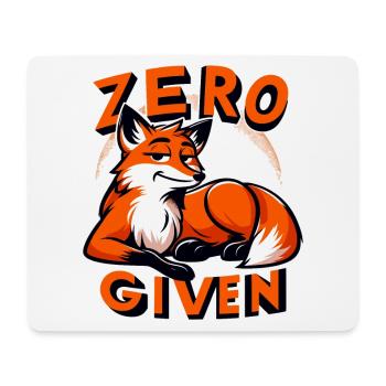 Zero Given - Fuchs Illustration - Mousepad (Querformat) - Weiß - Vorne