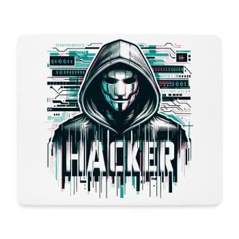 Hacker - Illustration - Mouse Pad (horizontal) - white - Front