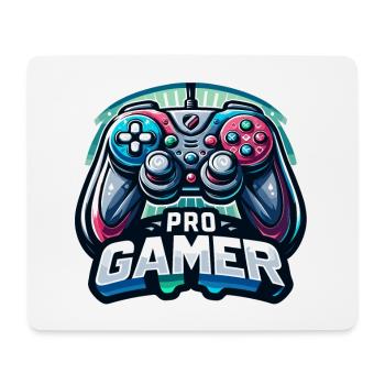 Pro Gamer - Controller Illustration - Mousepad (Querformat) - Weiß - Vorne