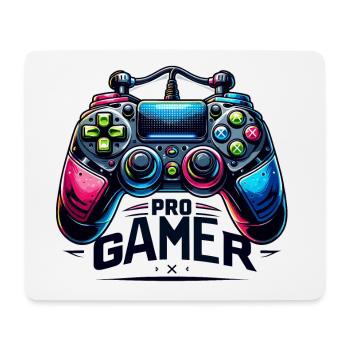 Pro Gamer - Controller Illustration - Mousepad (Querformat) - Weiß - Vorne