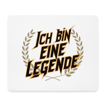 Ich bin eine Legende - Mousepad (Querformat) - Weiß - Vorne