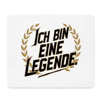 Ich bin eine Legende - Mousepad (Querformat) - Weiß - Vorne