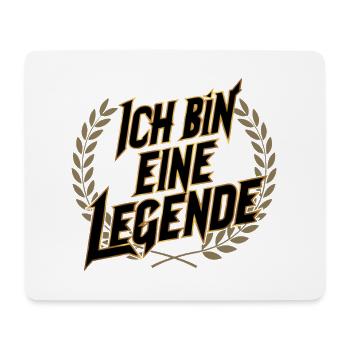 Ich bin eine Legende - Mousepad (Querformat) - Weiß - Vorne