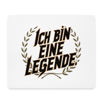 Ich bin eine Legende - Mousepad (Querformat) - Weiß - Vorne
