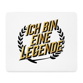 Ich bin eine Legende - Mousepad (Querformat) - Weiß - Vorne