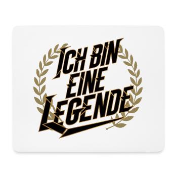 Ich bin eine Legende - Mousepad (Querformat) - Weiß - Vorne