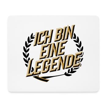 Ich bin eine Legende - Mousepad (Querformat) - Weiß - Vorne