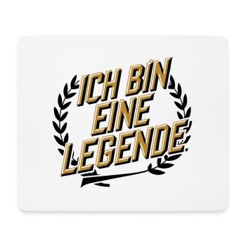 Ich bin eine Legende - Mousepad (Querformat) - Weiß - Vorne