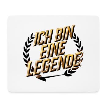 Ich bin eine Legende - Mousepad (Querformat) - Weiß - Vorne