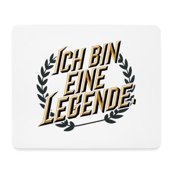 Ich bin eine Legende - Mousepad (Querformat) - Weiß - Vorne