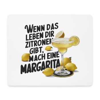 Quand la vie vous donne des citrons, faites de la margarita - Tapis de souris (format paysage) - blanc - Devant