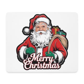 Santa Claus – Merry Christmas Illustration - Mouse Pad (horizontal) - white - Front