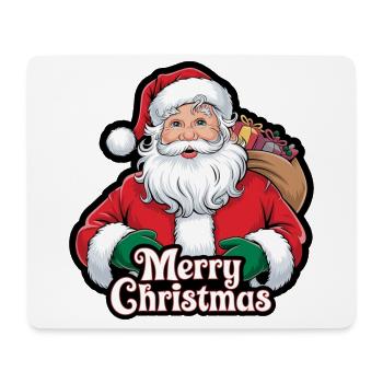 Santa Claus – Merry Christmas Illustration - Mouse Pad (horizontal) - white - Front
